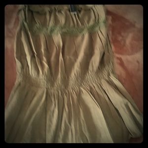 Tube top olive green new with tags